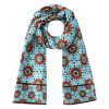 Pañuelo Seda Layla Azul - Pañuelos Habotai Arte Islámico 180x65 | Mayoristas Munira