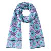 Pañuelo Seda Layla Morado - Pañuelos Habotai Arte Islámico 180x65 | Mayoristas Munira