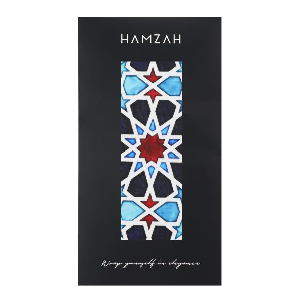 Pañuelo Seda Fátima Azul - Imagen 7