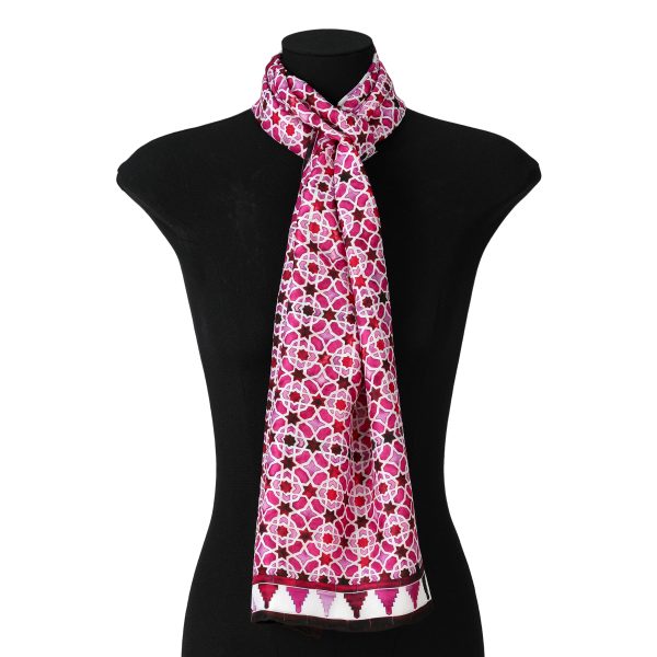 Pañuelo Seda Alcázar Morado - Imagen 2