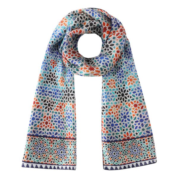 Pañuelo Seda Madiya - Pañuelos Habotai Arte Islámico 180x65 | Mayoristas Munira