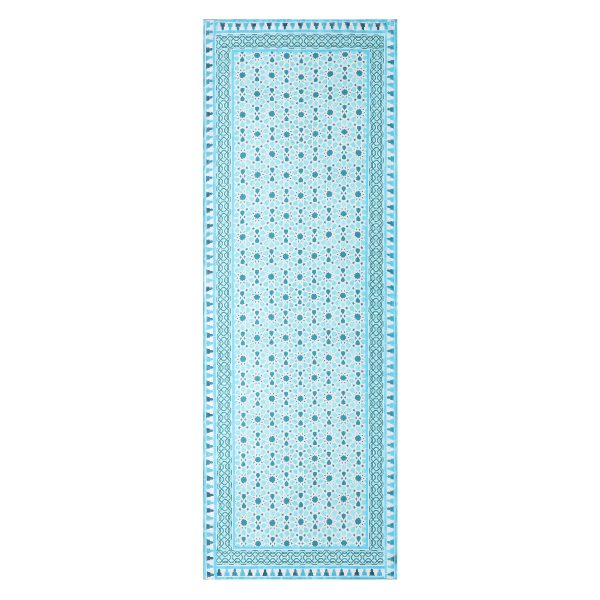 Pañuelo Seda Partal Azul - Imagen 6