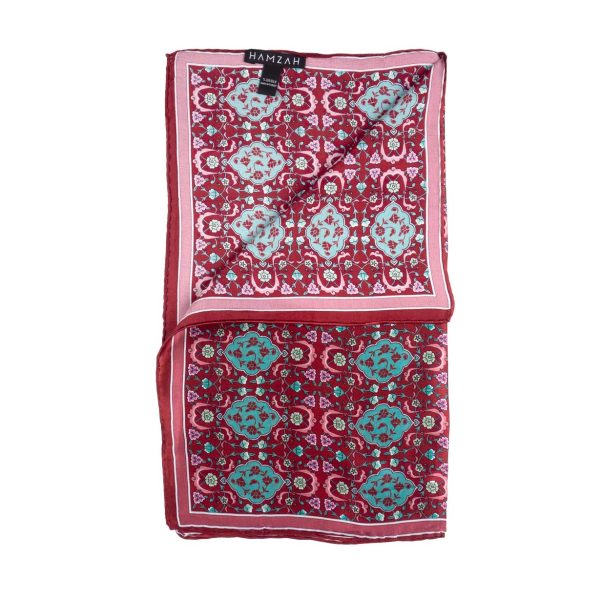 Pañuelo seda satin Bulut Rojo - Imagen 2