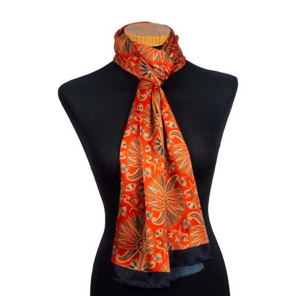 Pañuelo Seda Satin Palosanto - Pañuelos Satin 180x65 | Mayoristas Munira