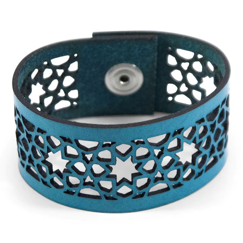 Alhambra Lattice Blue Bracelet