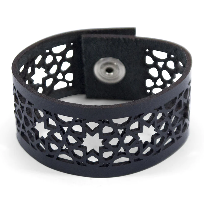 Alhambra Lattice Black Bracelet