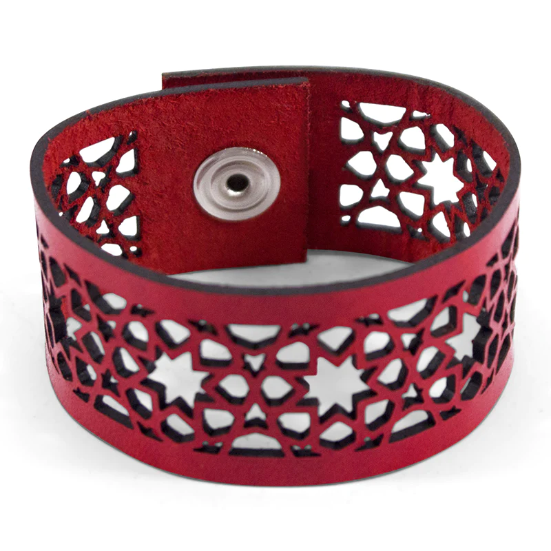 Alhambra Lattice Red Bracelet