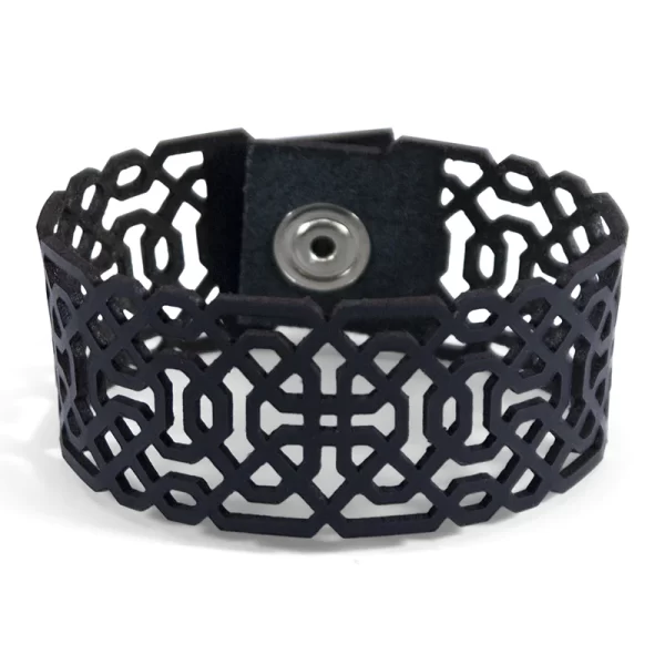 Pulsera Trimming Negra | Mayoristas Munira