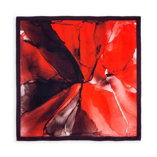 Pañuelo Seda Cuadrado Grande Volterra - Imagen 2