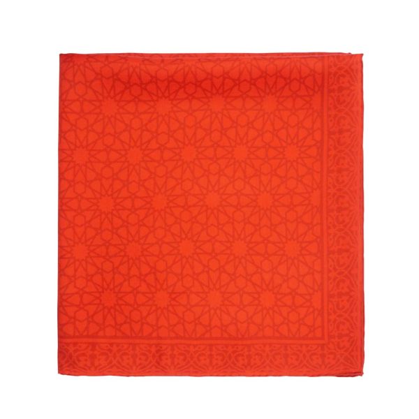 Pañuelo Seda Cuadrado Dalila Rojo - Pañuelos Satin 65x65 | Mayoristas Munira
