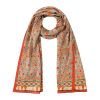 Pañuelo Modal Zellige Naranja - Pañuelos Modal 180x65 | Mayoristas Munira