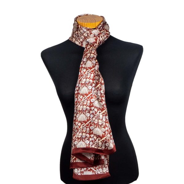 Pañuelo Seda Satin Noisette - Pañuelos Satin 180x65 | Mayoristas Munira