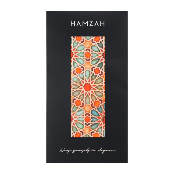 Pañuelo Modal Zellige Naranja - Imagen 5