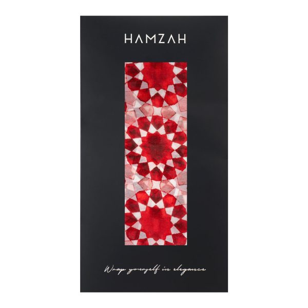 Pañuelo Seda Najma Rojo - Imagen 7