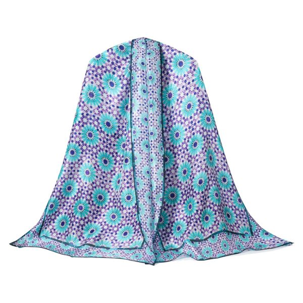 Pañuelo Seda Layla Morado - Imagen 4