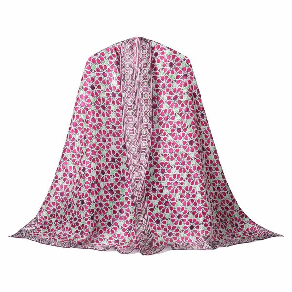 Pañuelo Seda Fátima Rosa - Imagen 4