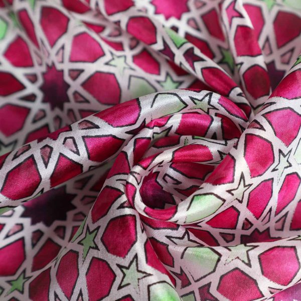 Pañuelo Seda Fátima Rosa - Imagen 5