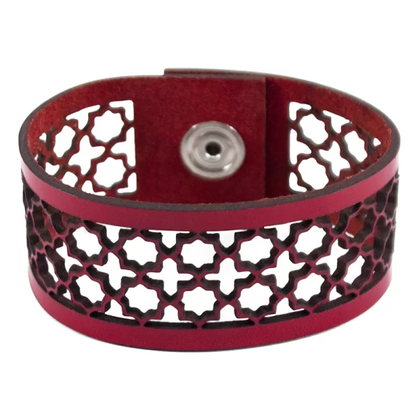 Pulsera laser octogono roja | Mayoristas Munira