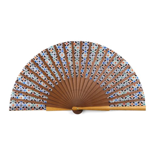 Abanico de Seda Malaqa - Imagen 2