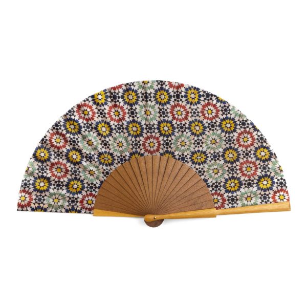 Abanico de Seda Fezi - Abanicos 23 cm Seda | Mayoristas Munira