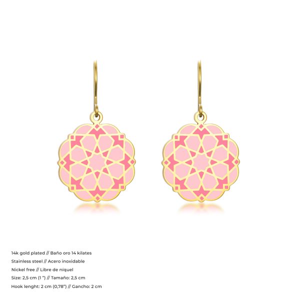 Pendientes Nazarí Rosa - Imagen 4