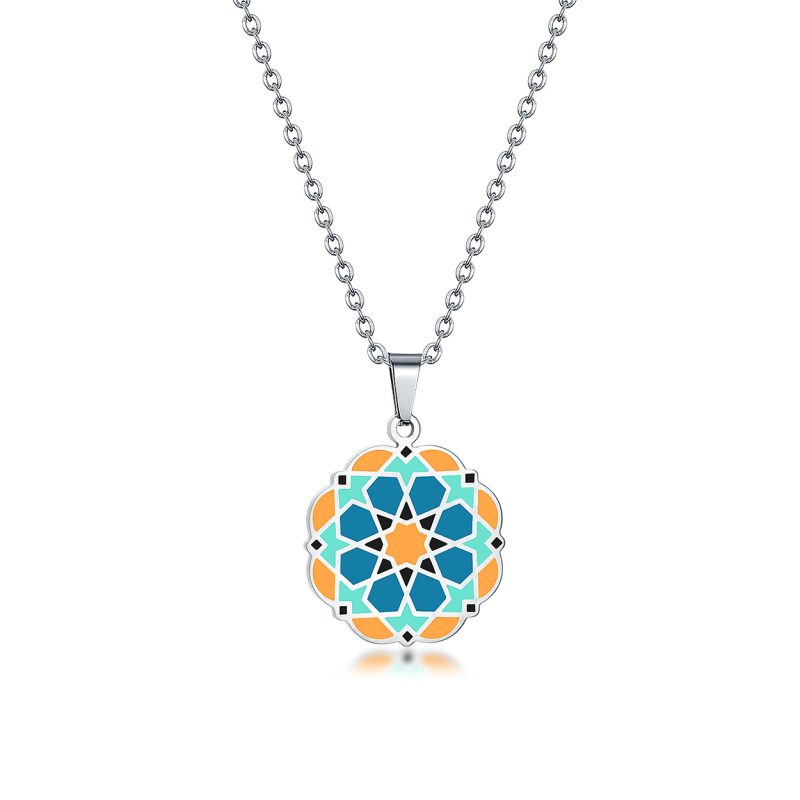 Colgante Nazarí Azul - Naranja