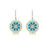 Pendientes Nazarí Azul - Naranja - Pendientes | Mayoristas Munira