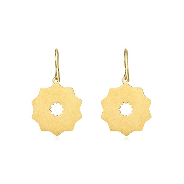 Pendientes Siraj Verde - Negro - Imagen 3