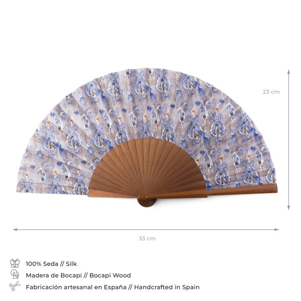 Abanico de Seda Bintang - Imagen 3