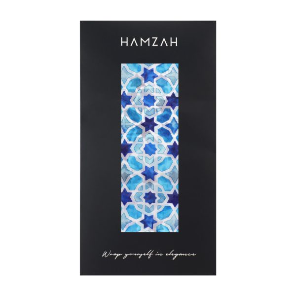 Pañuelo Seda Alcázar Azul - Imagen 7