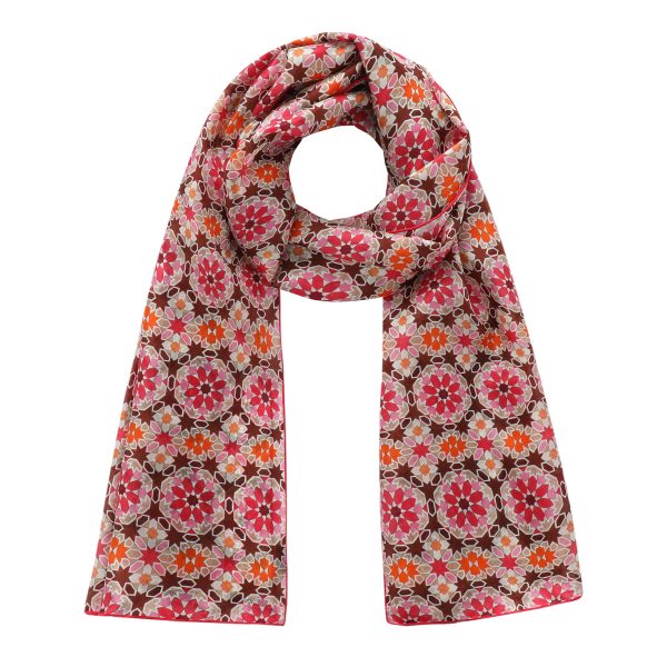 Pañuelo Seda Mashrabia V1 - Pañuelos Habotai Arte Islámico 180x65 | Mayoristas Munira