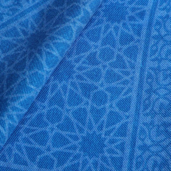 Pañuelo Seda y Lana Dalila Azul - Imagen 6