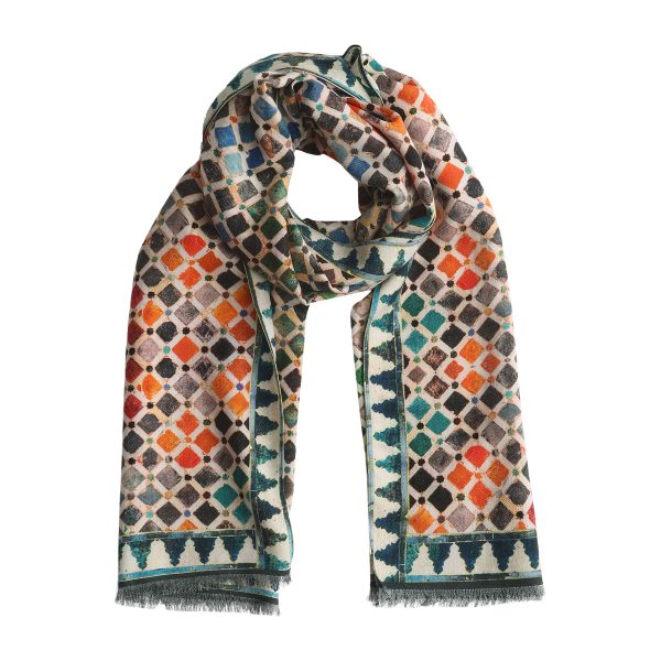 Pañuelo Seda y Lana Comares - Pañuelos Seda y Lana | Mayoristas Munira