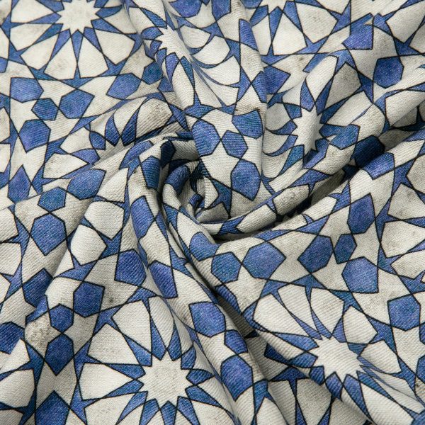 Pañuelo Seda y Lana Muqarnas V2 - Imagen 2