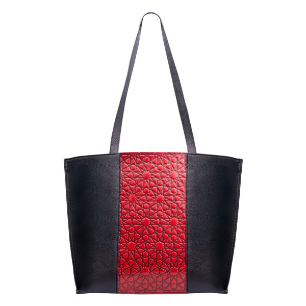 Bolso AR Mosaicos Rojo y Negro - Bolsos | Mayoristas Munira