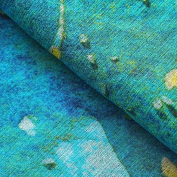 Pañuelo Seda Oxido Marino - Imagen 4