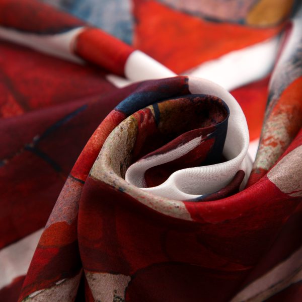 Pañuelo Seda Plumas al Viento - Imagen 3