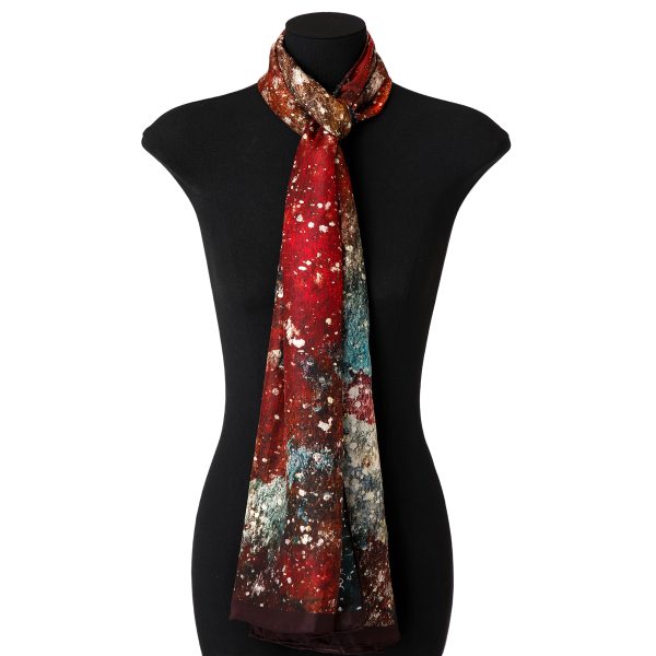 Pañuelo Seda Polvo Cósmico Habotai - Imagen 2