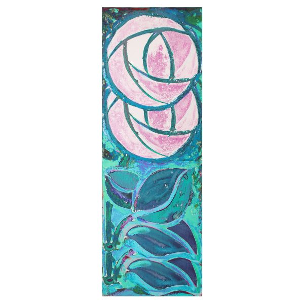 Pañuelo Seda Rosas Verdes - Imagen 4