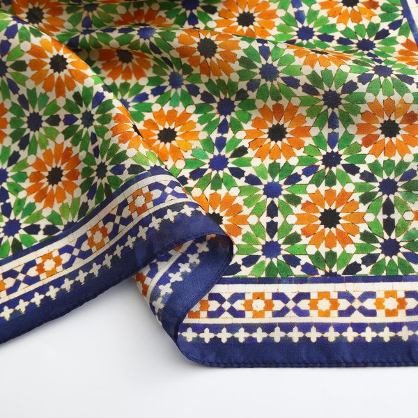 Pañuelo Cuadrado Seda Habotai Nur, 55x55cm - Imagen 4