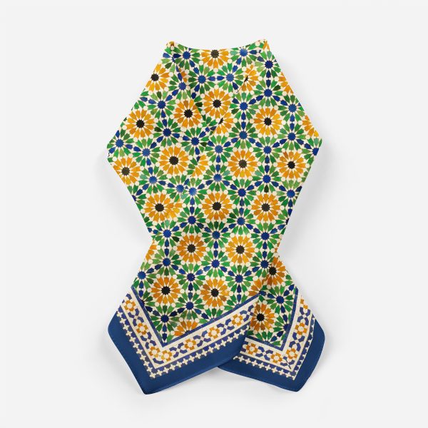 Pañuelo Cuadrado Seda Habotai Nur, 55x55cm - Imagen 9