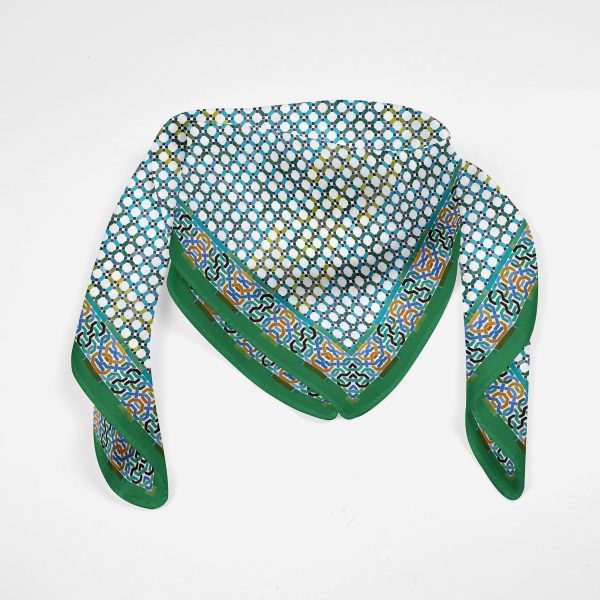 Pañuelo Cuadrado Seda Habotai Zaytun, 55x55cm - Imagen 10