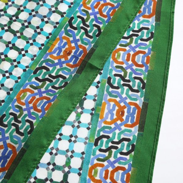 Pañuelo Cuadrado Seda Habotai Zaytun, 55x55cm - Imagen 8