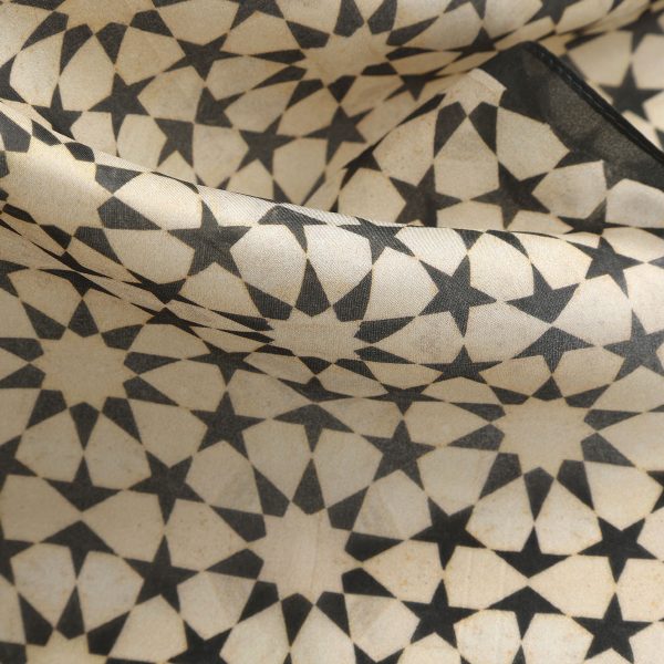 Pañuelo Cuadrado Seda Habotai Nujum, 55x55cm - Imagen 4