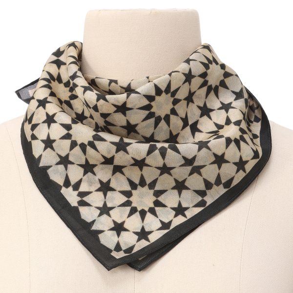 Pañuelo Cuadrado Seda Habotai Nujum, 55x55cm - Pañuelos Habotai 55x55 | Mayoristas Munira