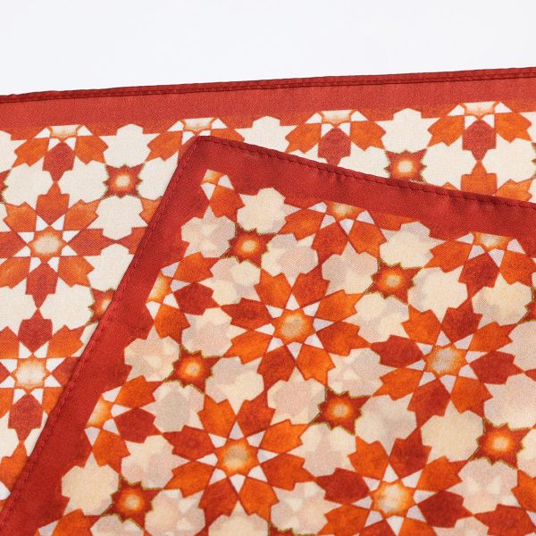 Pañuelo Cuadrado Seda Habotai Cosmo, 55x55cm - Imagen 8