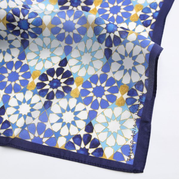 Pañuelo Cuadrado Seda Habotai DalAhorra 55x55cm - Imagen 4