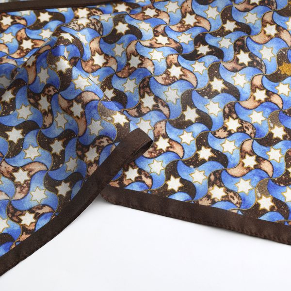 Pañuelo Cuadrado Seda Habotai Pajarita 55x55cm - Imagen 3