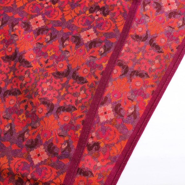 Pañuelo Mahabah Seda y Lana 180 x 65 cm - Imagen 6