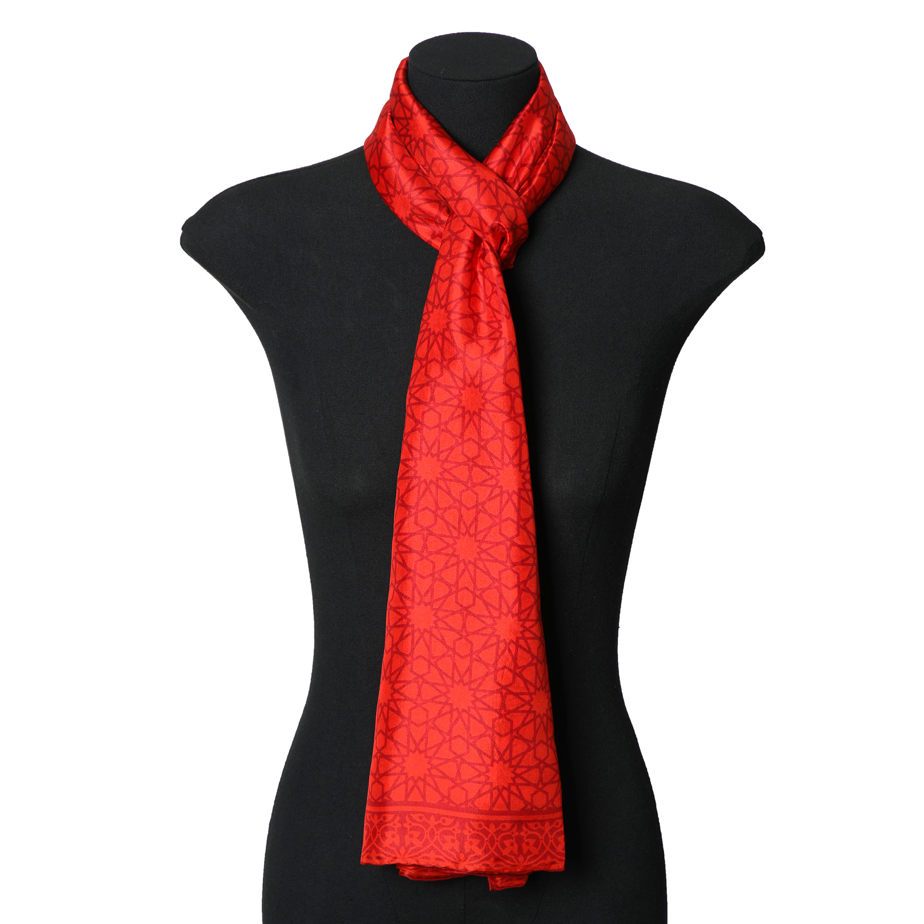 Pañuelo Seda Dalila Rojo
